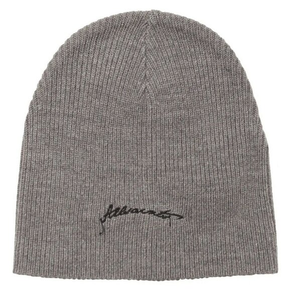 All Saints Embroidered Script Logo Beanie (Dark Grey) - Picture 2 of 2